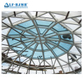 Modern design space frame glass mosque dome church roof steel structure roof building